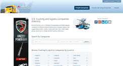 Desktop Screenshot of americatrucking.com